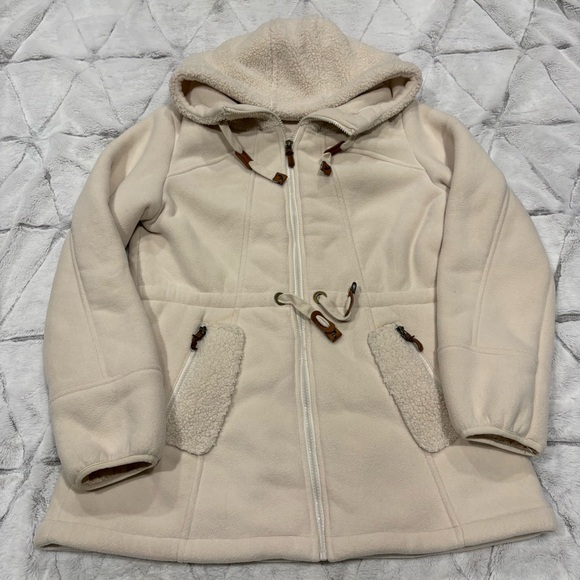 Koolaburra by Ugg Women's Long-Sleeve Outerwear Jacket Cream Small - Picture 1 of 9